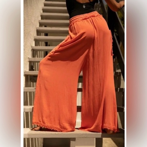 FP Movement Sure Thing Wide Leg Palazzo Pants Medium - Picture 2 of 16